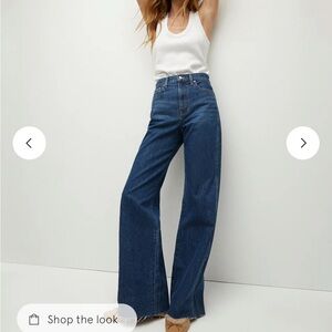 Veronica Beard Taylor wide leg relaxed Jeans 28 LIKE NEW